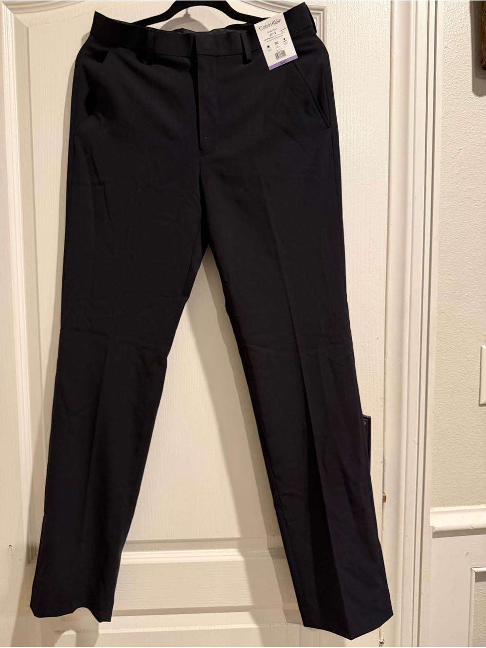 Calvin Klein Black Men’s Dress Pants - Slim Tapered